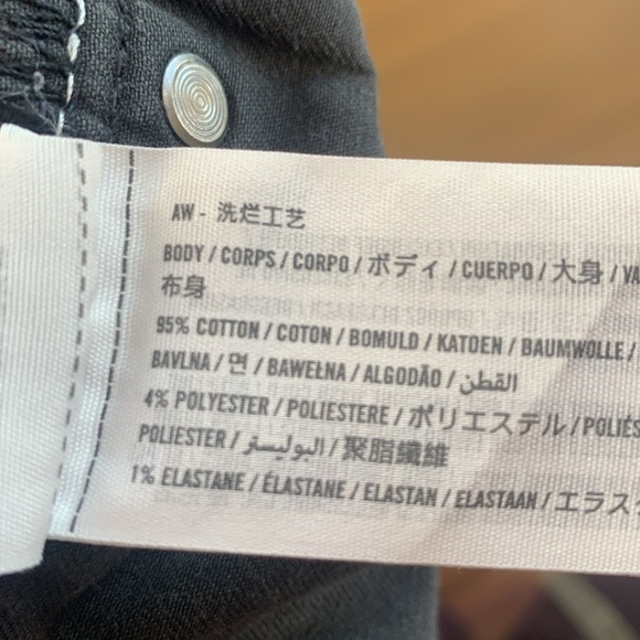 Abercrombie & Fitch Black Athletic Skinny Stretch Jeans Size 30 x 32 - Picture 8 of 8